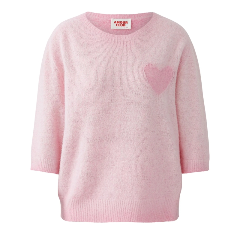 Oui Pullover Pullover rosa