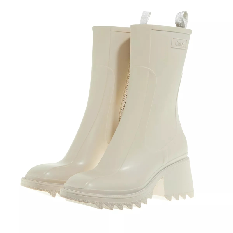 Chloé Regenstiefel Rain Ankle Boots "Betty" Normad Beige