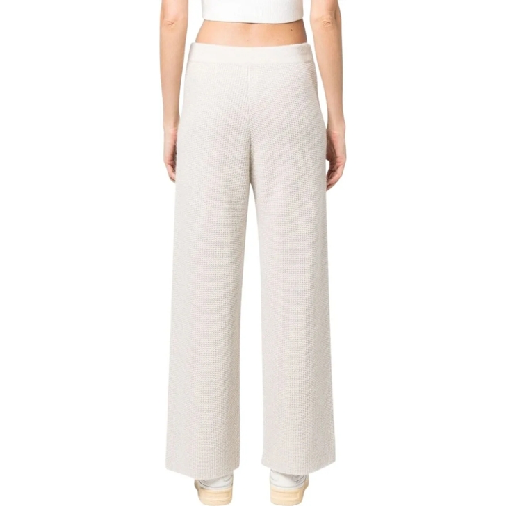 パンツ FABIANA FILIPPI Wide cotton trousers White Fabiana Filippi Wide-Leg Trousers In Textured Fabric White