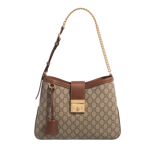 Gucci Hobo Bag Padlock Schultertasche Padlock Beige