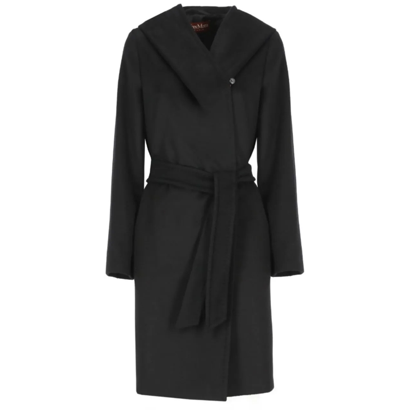 Max Mara Veste de transition Coats Black schwarz