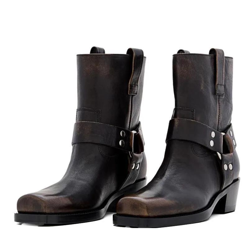 Paris Texas Stiefel - 45Mm Roxy Brushed Leather Ankle Boots - Gr. 37,5 (EU) - in Schwarz - für Damen