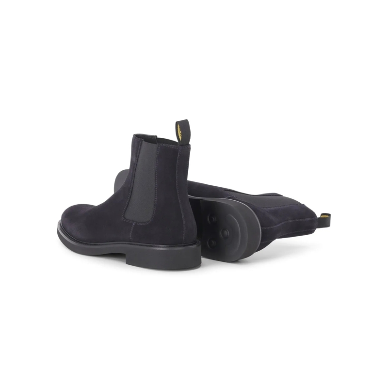 Doucal's Schnürschuhe Boots aus Veloursleder schwarz(Image 2)