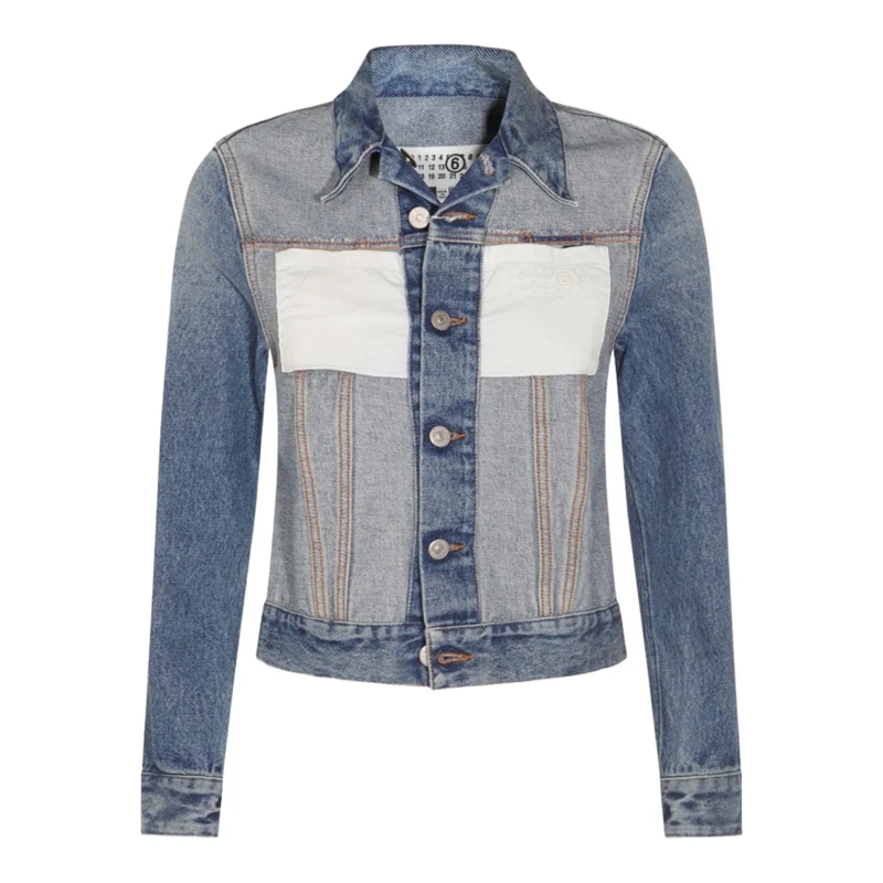 MM6 Maison Margiela Jeansjacke Classic Denim Jacket Grey