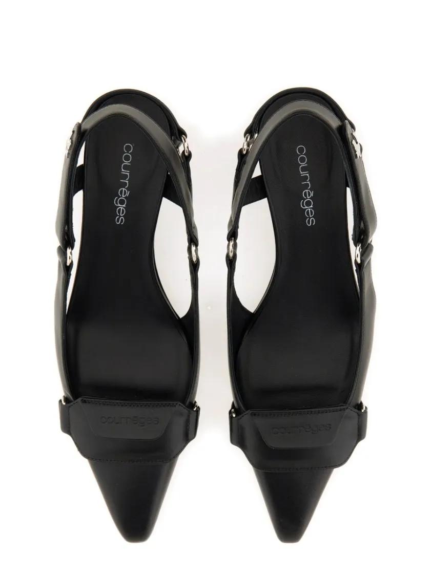 Thumbnail - Courrèges Hohe Schuhe - "Racer" Pump - Gr. 39 (EU) - in Schwarz - für Damen