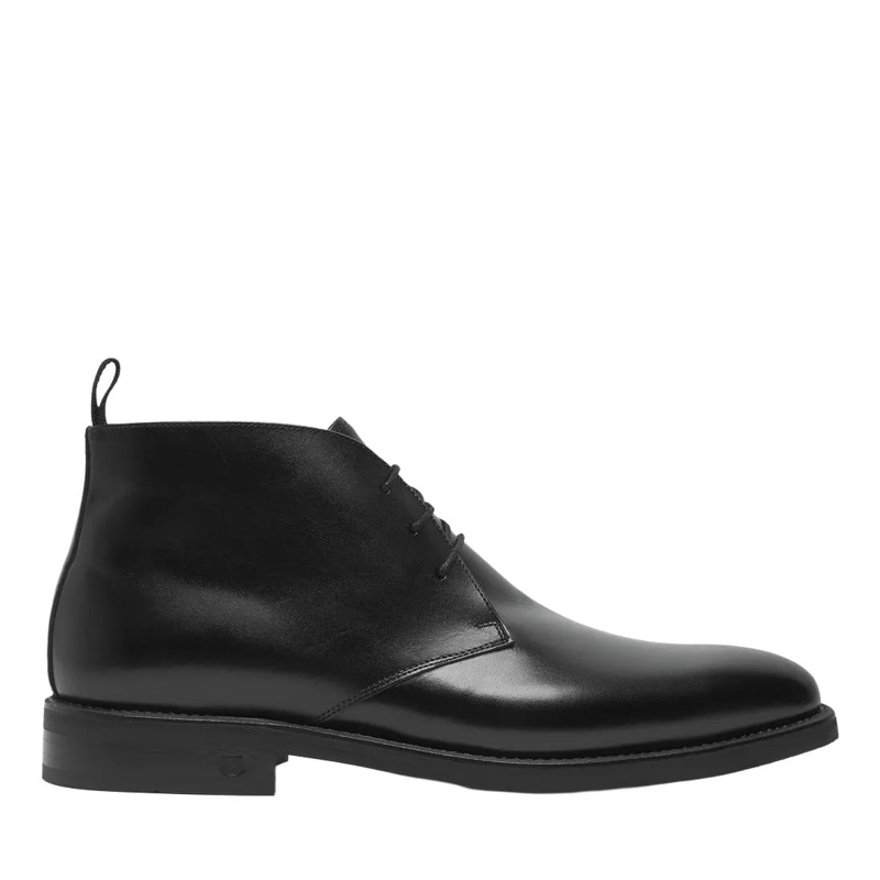 Henry Stevens Bottes Schnürboots Marshall GB2 schwarz