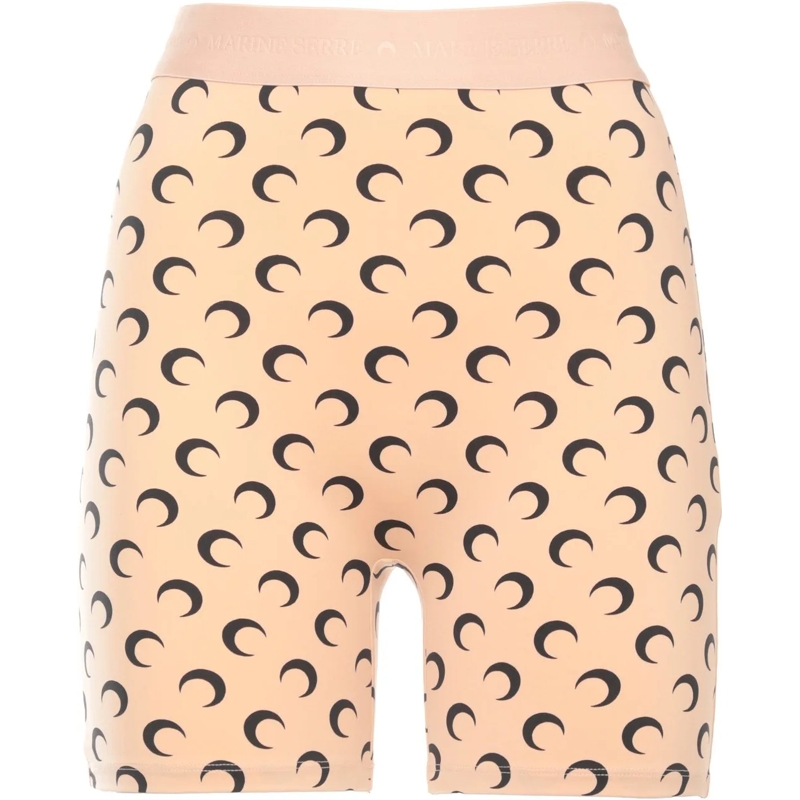 Marine Serre Shorts Shorts Beige beige