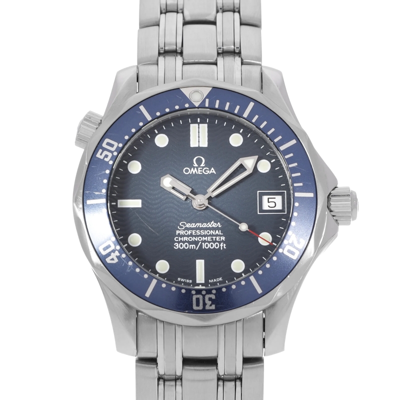 Omega Automatikuhr Seamaster Blau