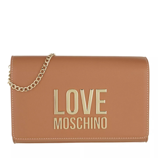 Love Moschino Borsa Pu  Cammello Crossbody Bag