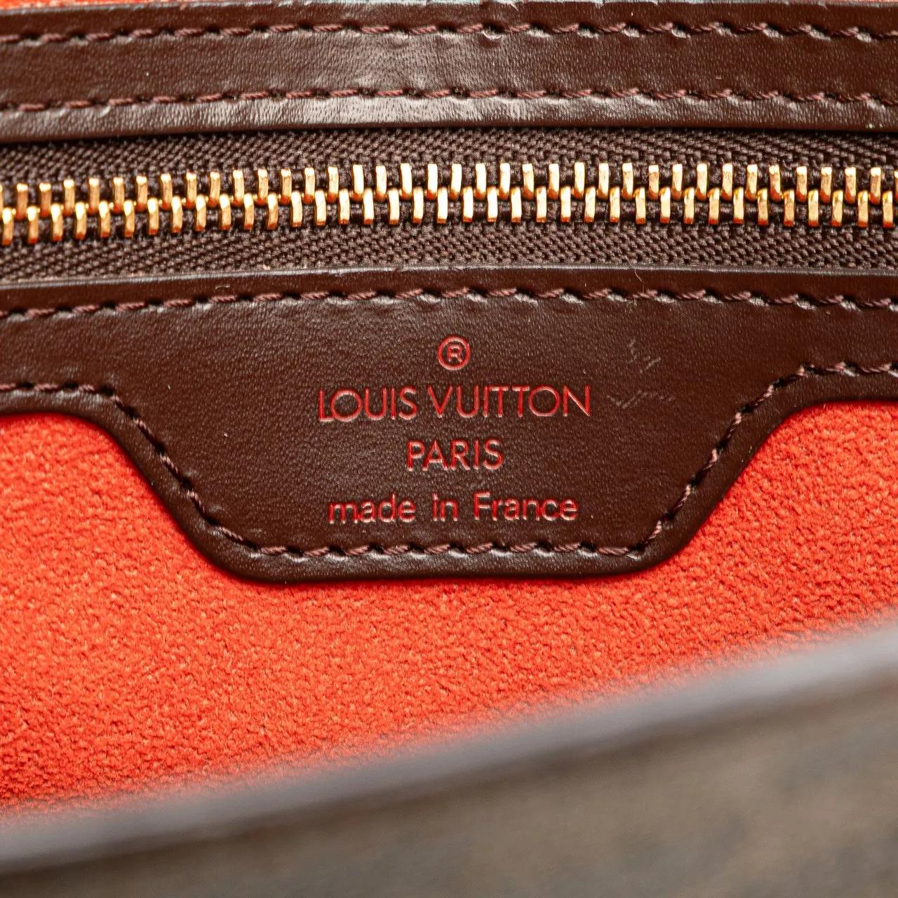 Thumbnail - Louis Vuitton Shopper - Damier Ebene Venice Sac Plat - Gr. unisize - in Braun - für Damen