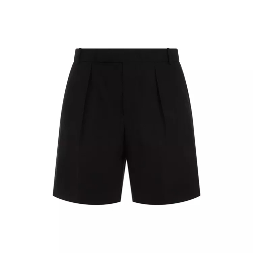 Alexander McQueen Black Cotton Shorts Black 