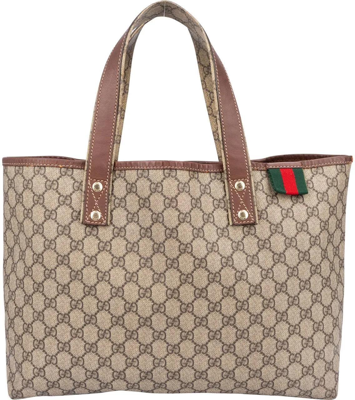 Gucci Crossbody Bags - Gucci Canvas GG Monogram Sherry Line Handbag - Gr. unisize - in Braun - für Damen