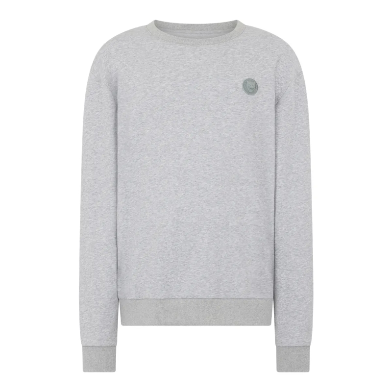 Plein Sport Top Fleece Round Neck Sweatshirt 3D Tiger grau