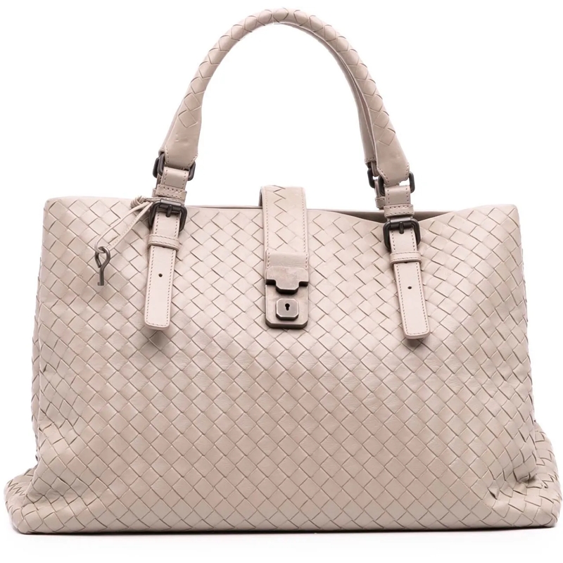 Bottega Veneta Shopper Medium Nappa Intrecciato Roma Tote braun