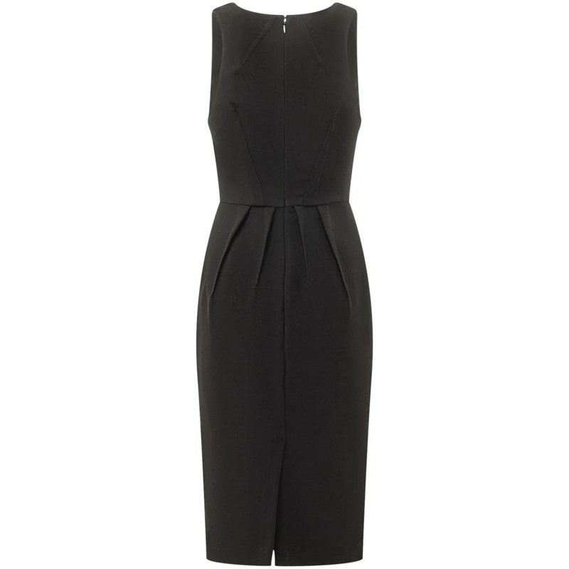 Elisabetta Franchi Maxikleid Abito Midi Senza Maniche con Pieghe schwarz(Image 2)
