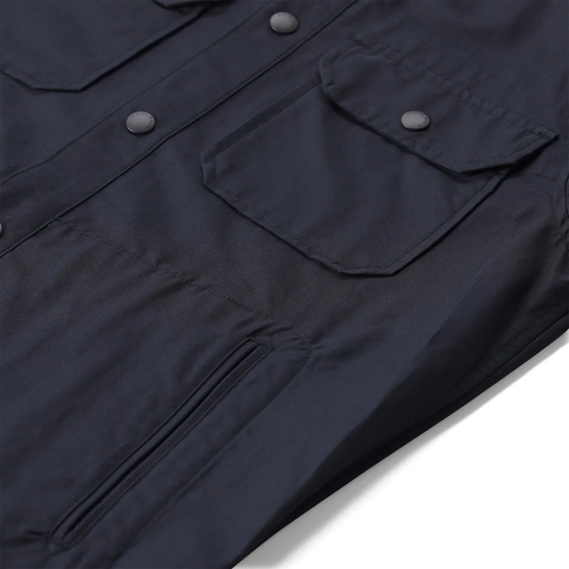 Woolrich Übergangsjacke Hemdjacke aus Baumwolle blau(Image 4)