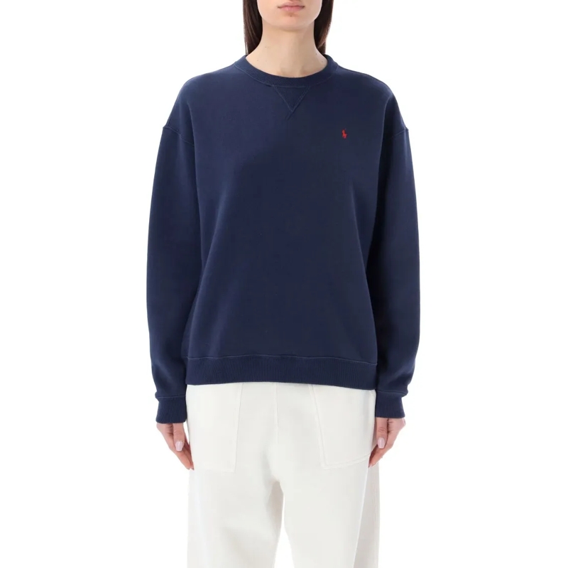 Polo Ralph Lauren  Crewneck Sweatshirt With Signature Embroidery Blue