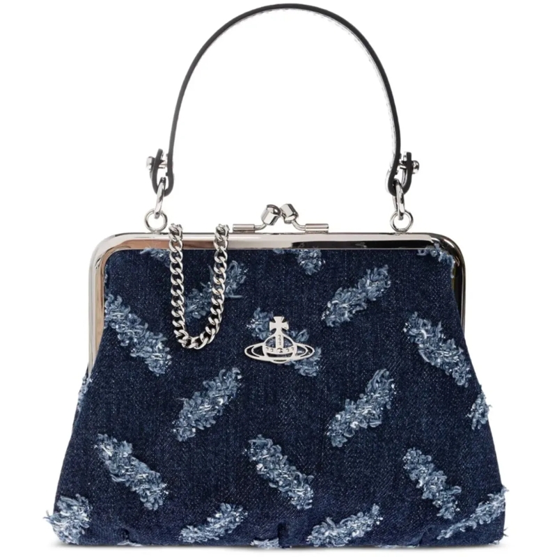 Vivienne Westwood Fourre-tout Granny Frame Purse Indigo blau