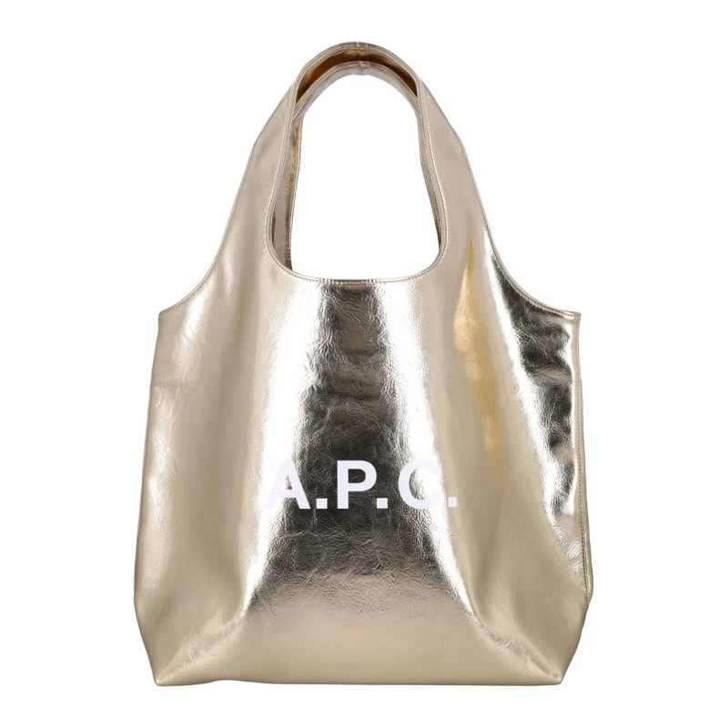 A.P.C. Fourre-tout Ninon Tote Bag Gold