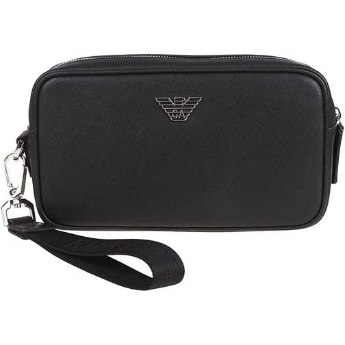 Emporio Armani Camera Bag Logo Plaque Beauty Case Black schwarz