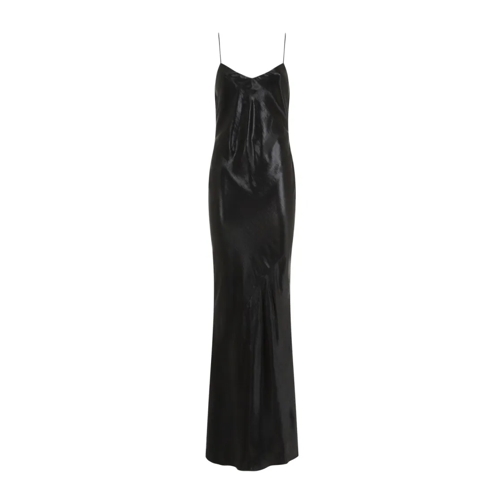 Saint Laurent  Black Acetate Long Dress Black