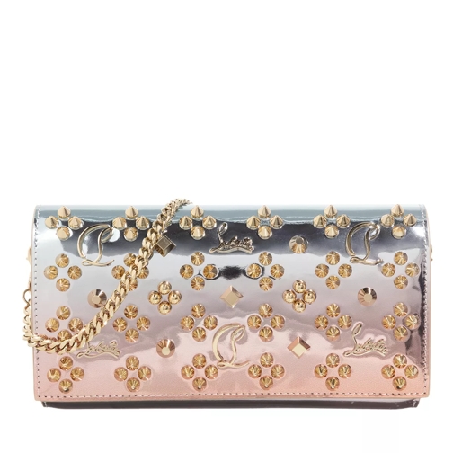 Christian Louboutin Paloma Wallet On Chain Specchio  Leche / Gold Crossbody Bag