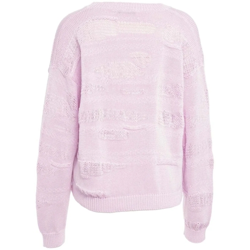 Grifoni Hauts à manches longues Sweater with knit pattern rose (Image 2)