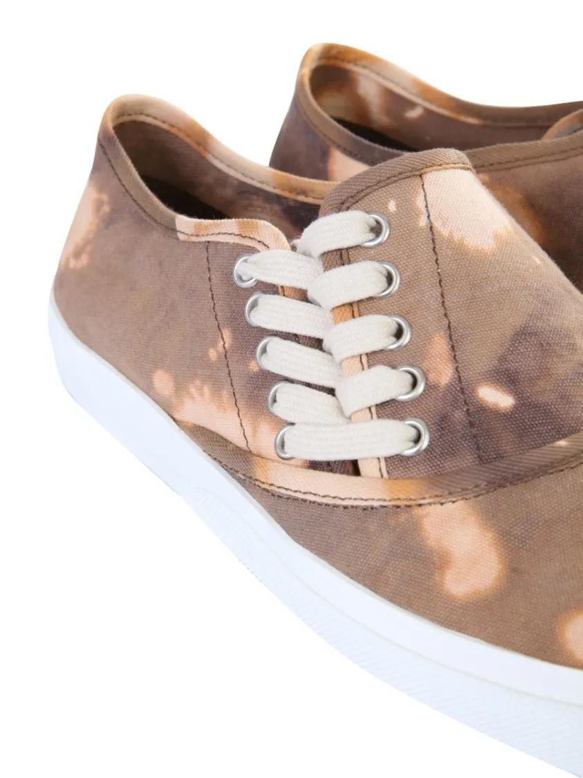 Thumbnail - Maison Margiela Low-Top Sneaker - Asymmetrical Tie-Dye Sneakers - Gr. 39,5 (EU) - in Beige - für Damen