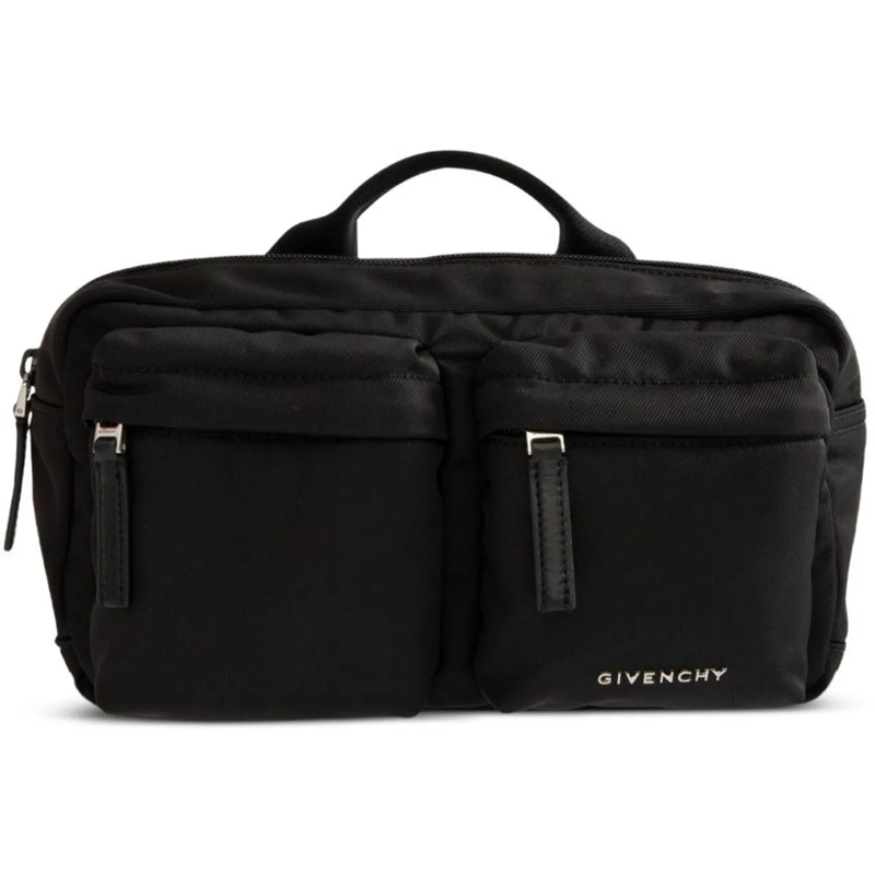 Givenchy Crossbody Bag Givenchy Black nylon Essential U beltbag schwarz