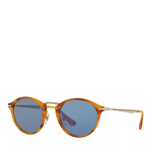 Persol 0PO3166S STRIPED BROWN Sunglasses