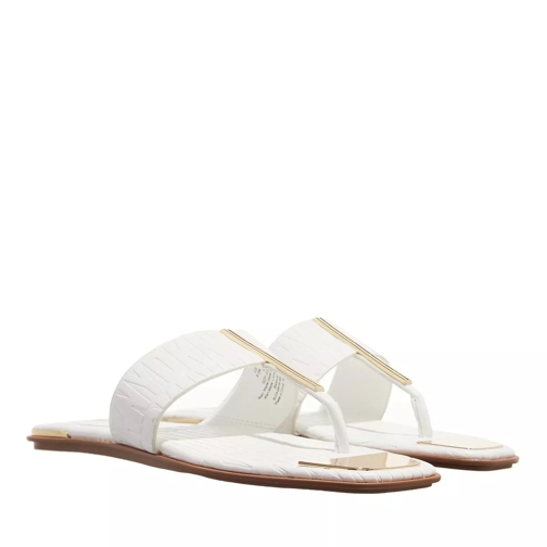 DKNY Deja - Flat Thong Sandal 5Mm Pale White Claquette