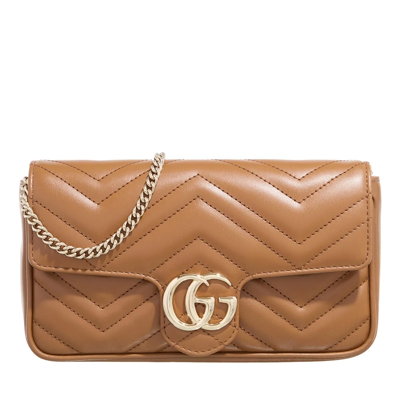 Gucci Crossbody Bag Small Marmont Brown