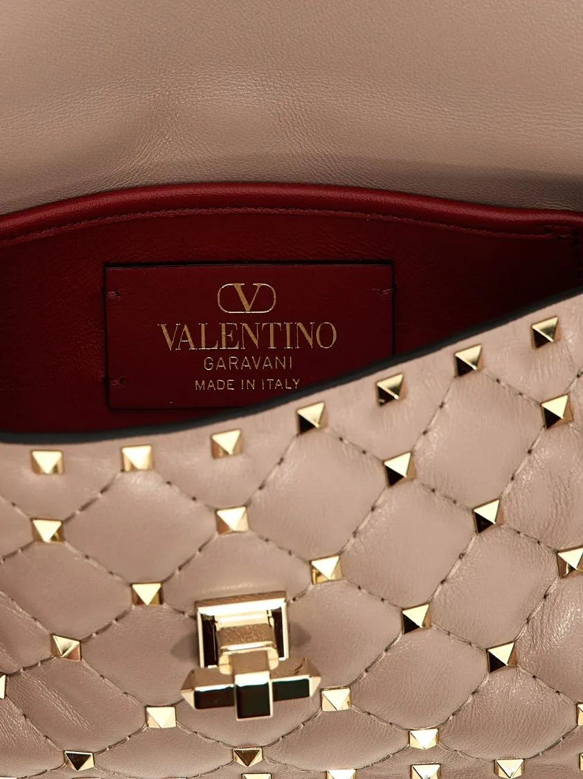 Valentino Garavani Hobo bags 'Rockstud Spike' Handbag in roze