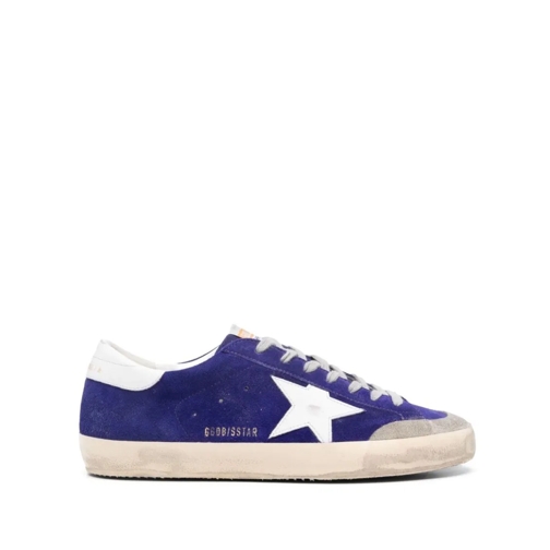 Golden Goose Super-Star Purple Sneakers Blue Low-Top Sneaker