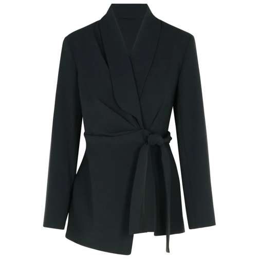 Max Mara Blazer Black Triacetate Blend 'Comma' Blazer Black