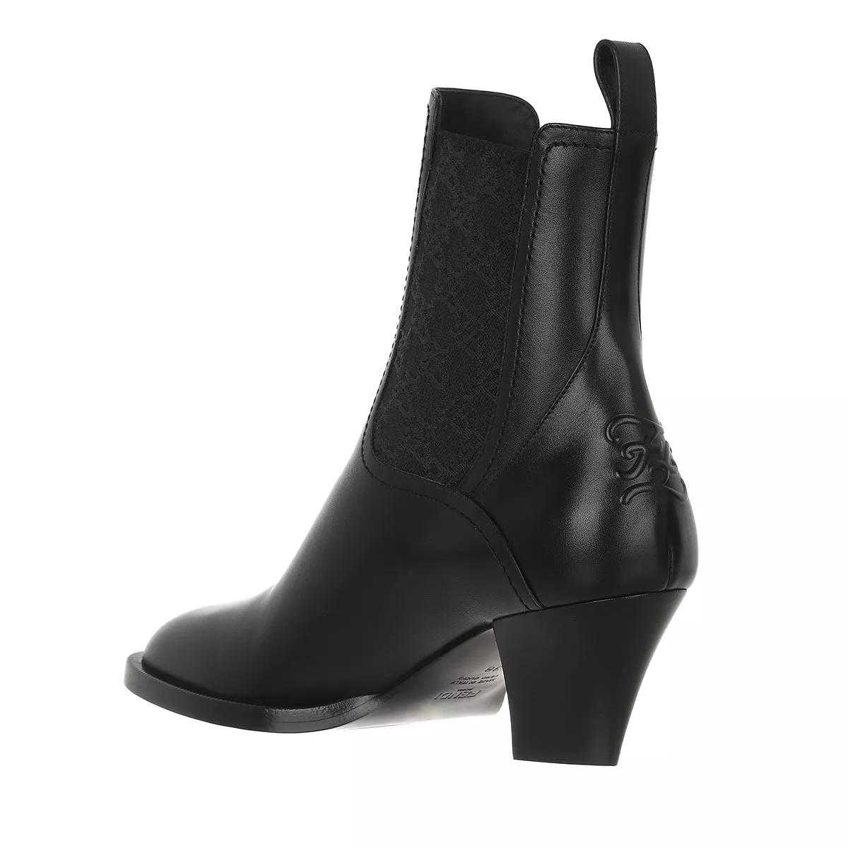 Fendi pointed toe outlet cowboy booties