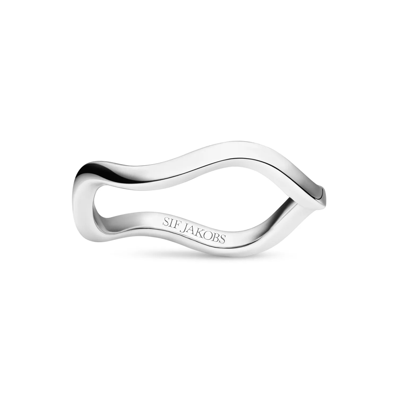 Sif Jakobs Jewellery Bague Ellera Waves Pianura Ring Silber