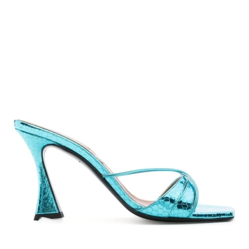 D'ACCORI Sandale Lust Mule High Heels Blue (Image 2)
