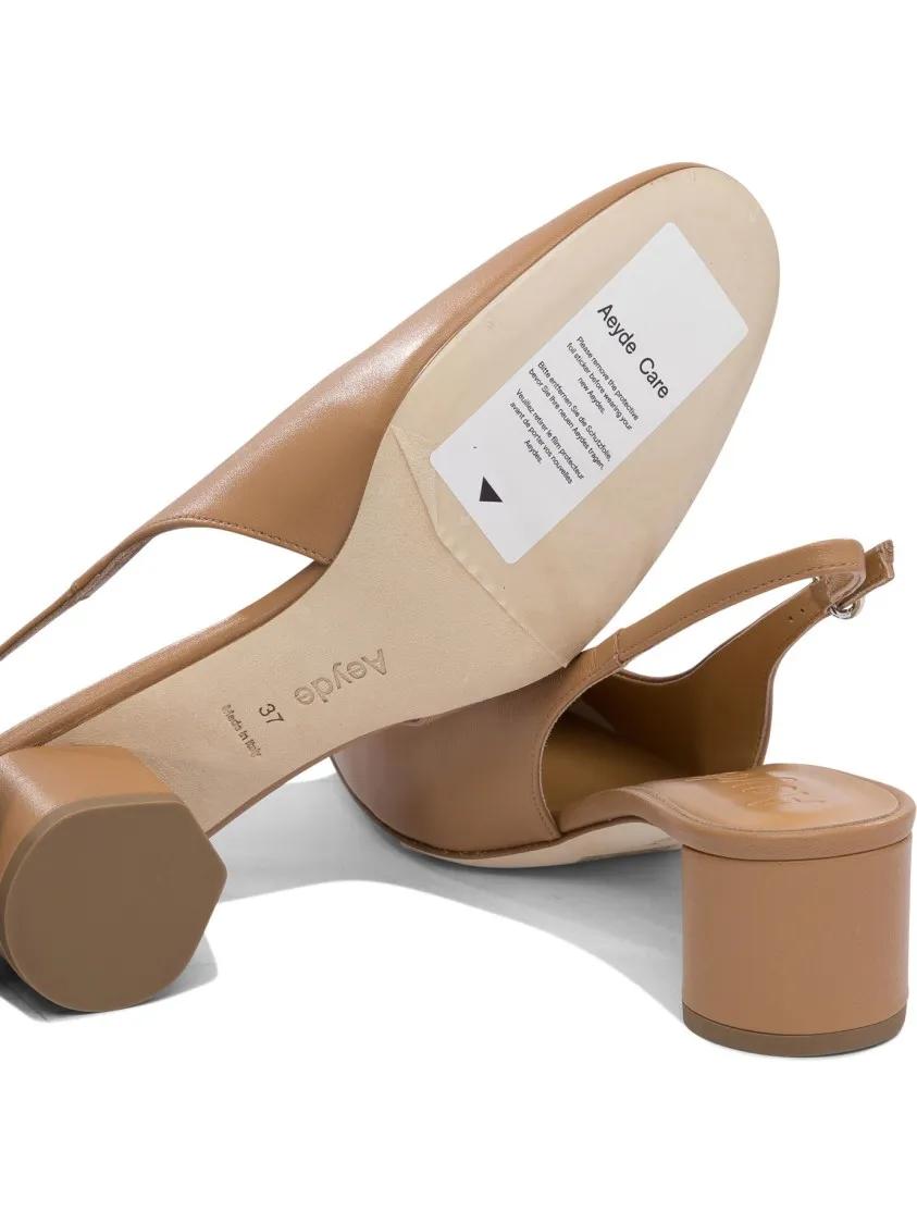 Thumbnail - Aeydē Hohe Schuhe - "Romy" Slingback - Gr. 40 (EU) - in Braun - für Damen