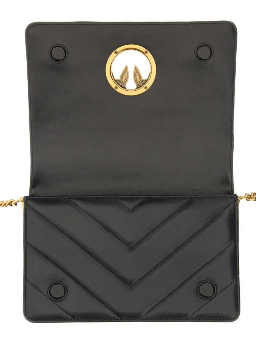 Pinko Hobo bags Classic Love Click Bag in zwart