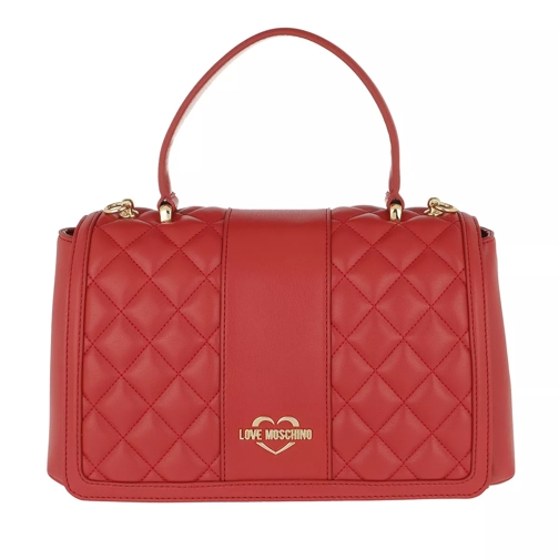 Love Moschino Quilted Nappa Crossbody Bag Rosso Borsa a tracolla