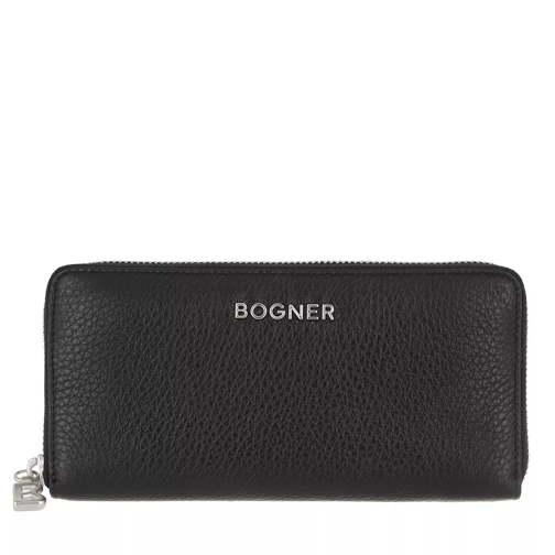 Bogner Andermatt Ela Purse Lh13Z Black Portemonnaie mit Zip-Around-Reißverschluss