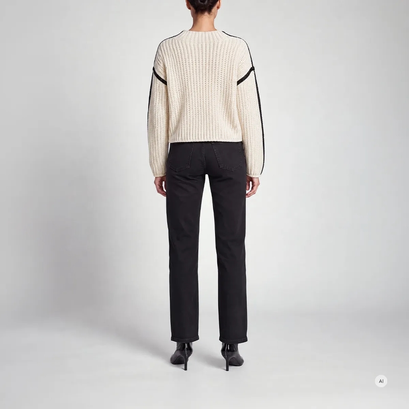 Marc Aurel Cropped-Jeans Verkürzte Jeans schwarz(Image 4)