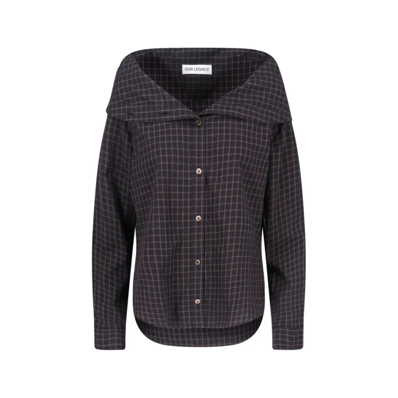Our Legacy Hemd Kaonashi Shirt – Multicolor Black