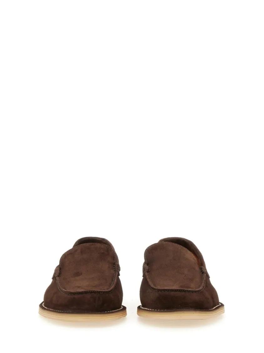 Thumbnail - Dolce&Gabbana Loafer - Suede Loafer - Gr. 41,5 (EU) - in Schwarz - für Damen