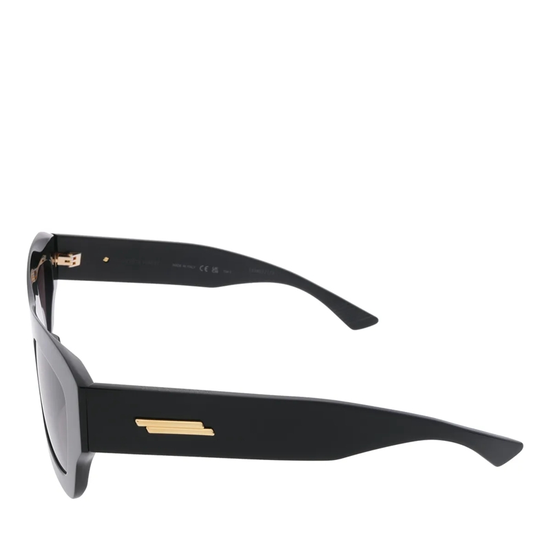 Bottega Veneta Sonnenbrille BV1357S-001 Black-Black-Grey(Image 4)