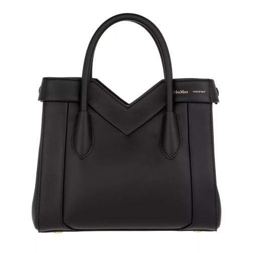 Max Mara Small Madame Handle Bag Black Rymlig shoppingväska