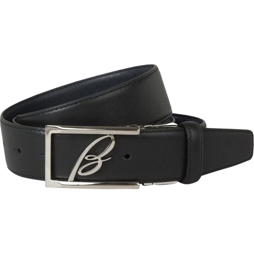 Brioni Ledergürtel Reversible Leather Belt schwarz