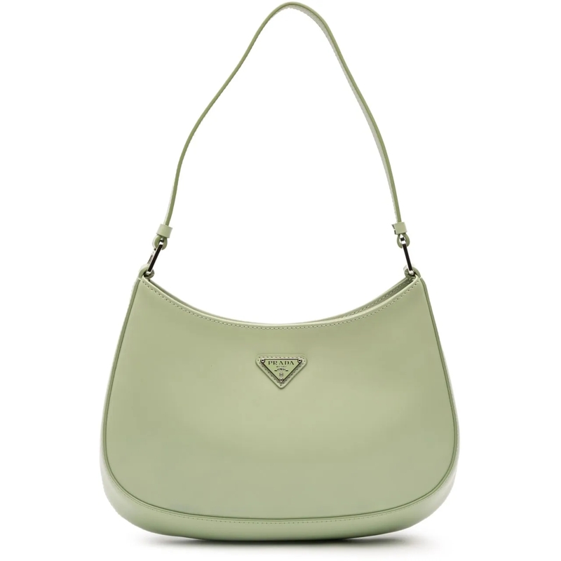 Prada Schultertasche Spazzolato Cleo Shoulder Bag grün
