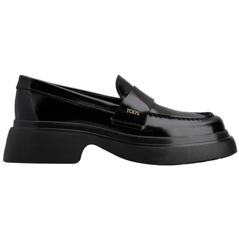 Tod's Mocassin Flat Shoes Black schwarz